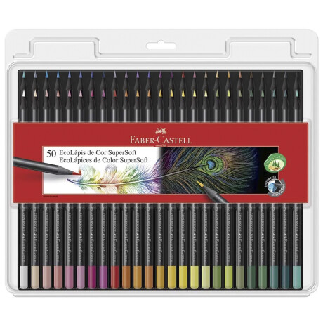 Set de 50 Eco Lápices de Colores Super Soft Faber-Castell Set de 50 Eco Lápices de Colores Super Soft Faber-Castell