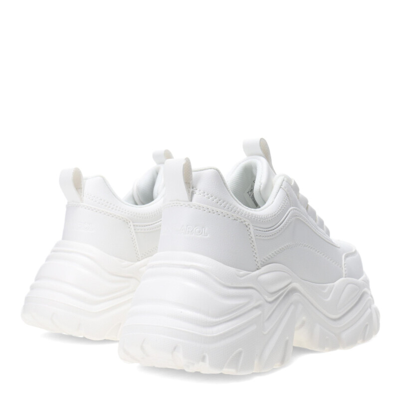 Championes de Mujer Miss Carol Lime Blanco