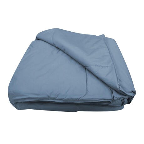 Acolchado de pluma 1 plaza indigo 001