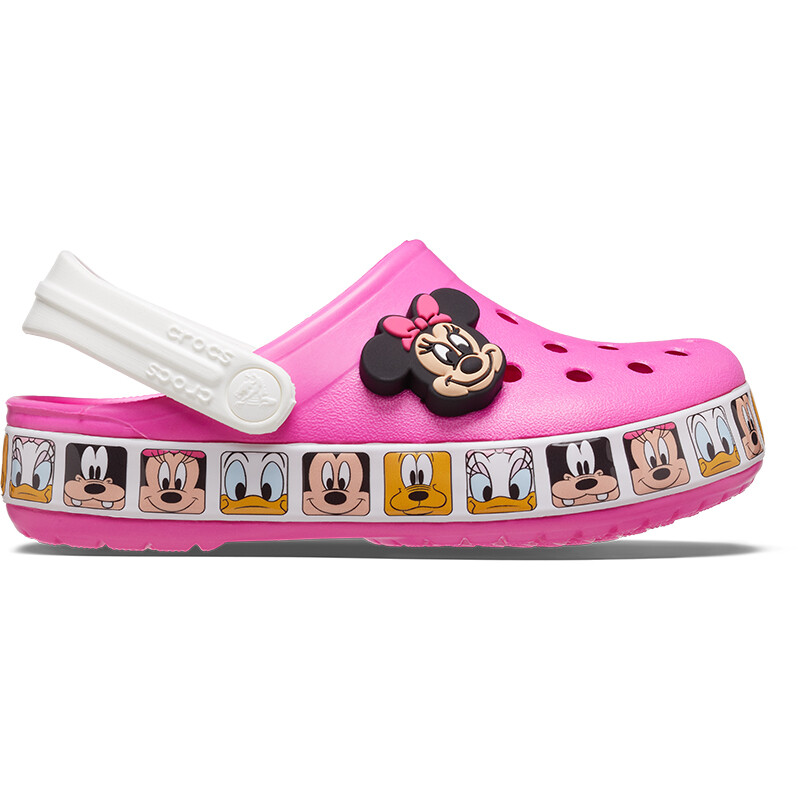 Crocs Minnie Mouse Band Clog T Rosa