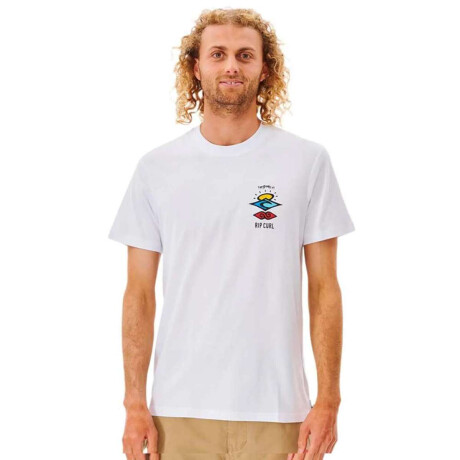 Remera Rip Curl Search Icon Blanco