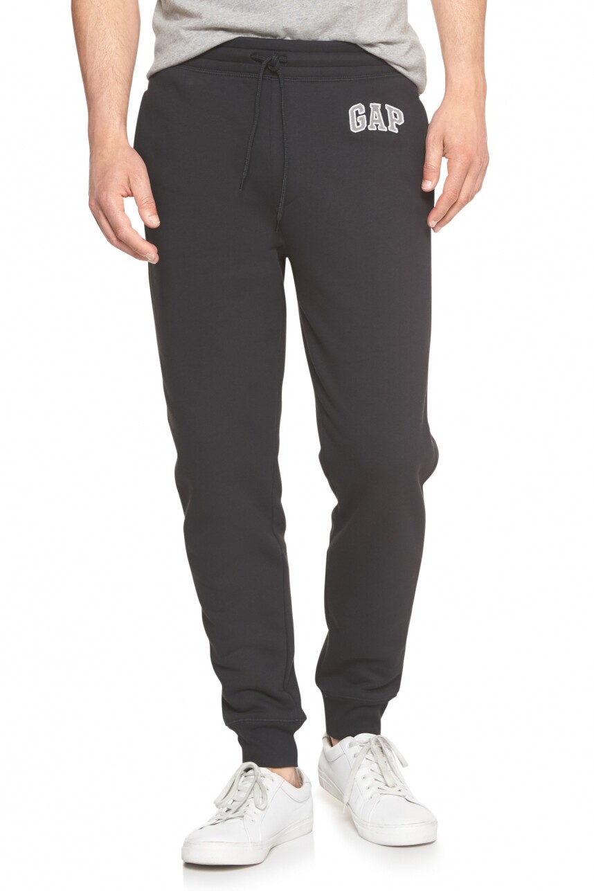 Pantalon Deportivo Con Felpa Logo Gap Hombre Moonless Night