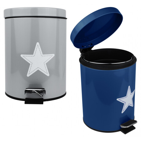 PAPELERA METAL 5LT COLOR CON TAPA LINEA ESTRELLA 20X27CM HH402HS-5L PAPELERA METAL 5LT COLOR CON TAPA LINEA ESTRELLA 20X27CM HH402HS-5L