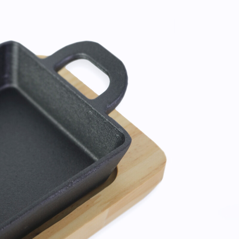 BANDEJA C/BASE MADERA 2PZAS Unica