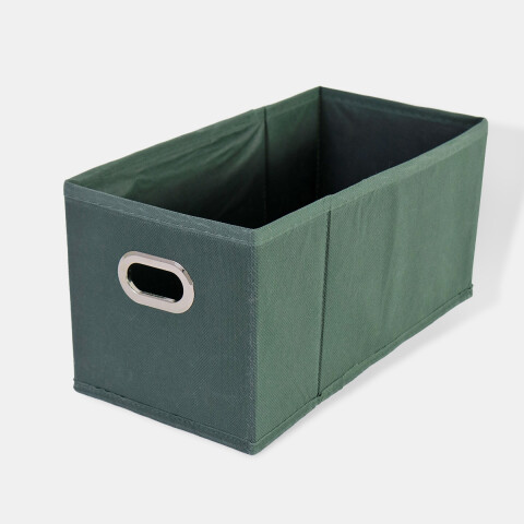 ORGANIZADOR DE TELA VERDE 15X31CM Unica