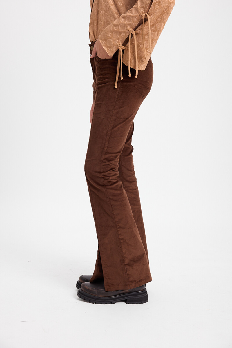 Pantalon Thalia Marron