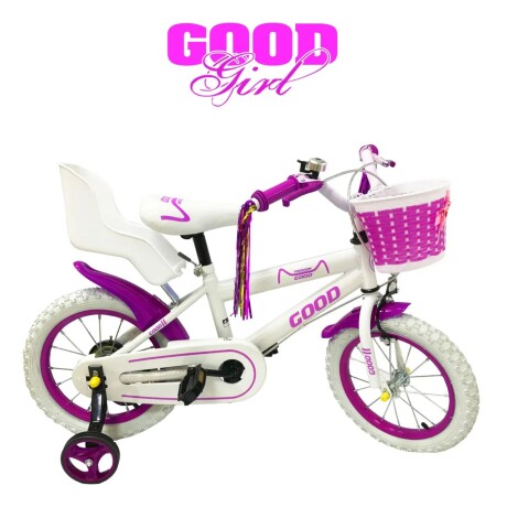 Bicicleta infantil Good Rodado 14 Lila
