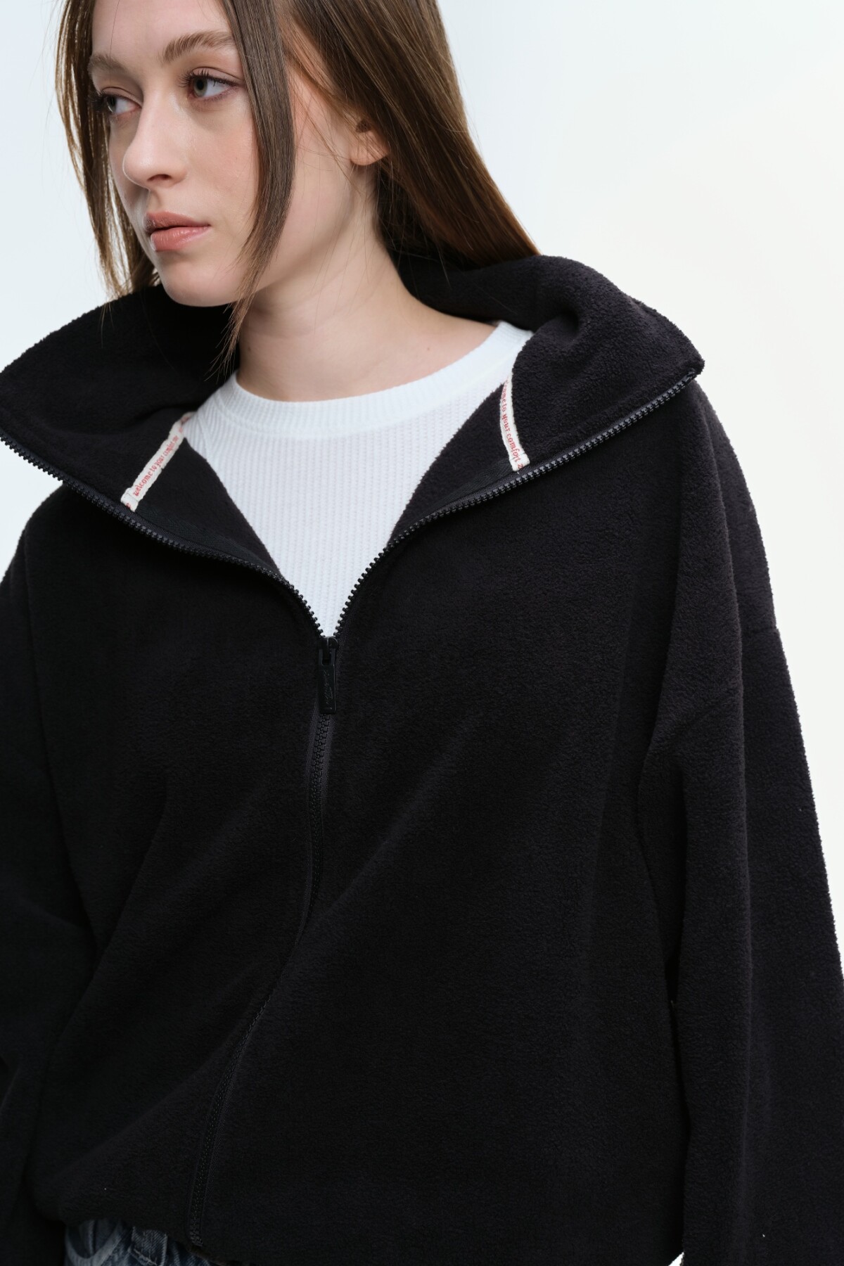 Campera Teddy Negro