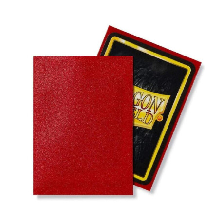 Dragon Shield: 100 Standard Sleeves - Ruby Matte Dragon Shield: 100 Standard Sleeves - Ruby Matte