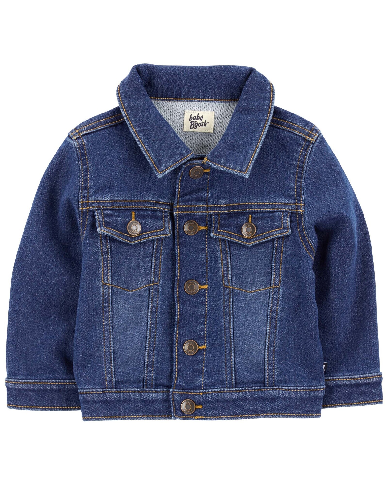 Campera jean clásica. Talles 3-24M Sin color