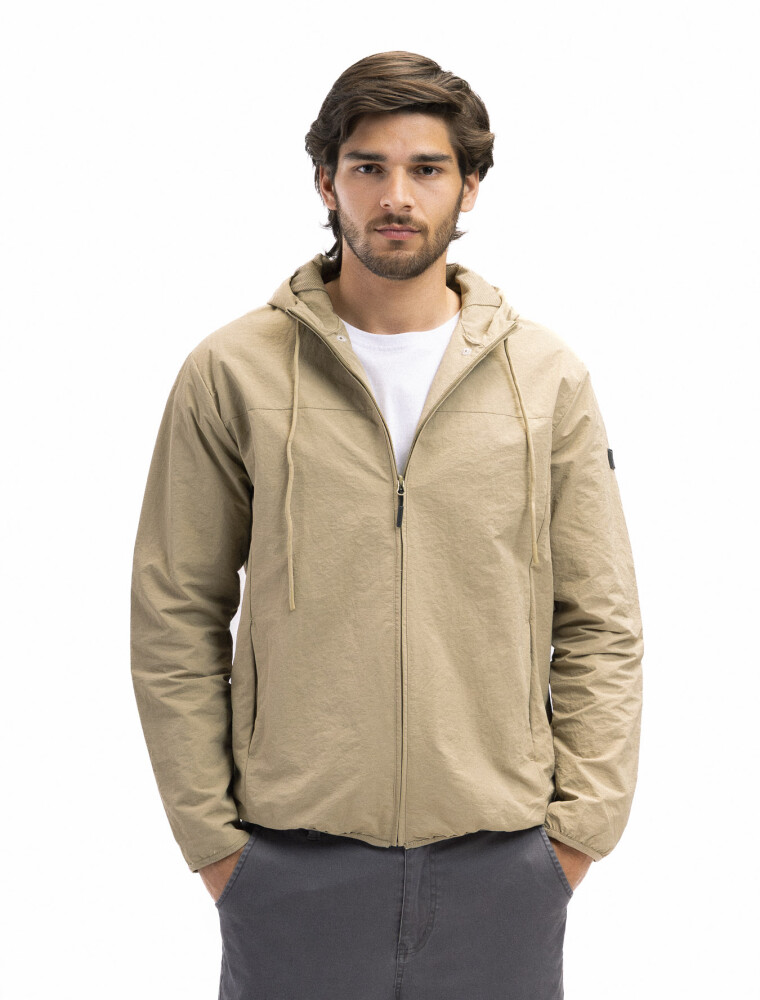 Campera de Nylon Forum Norland Beige