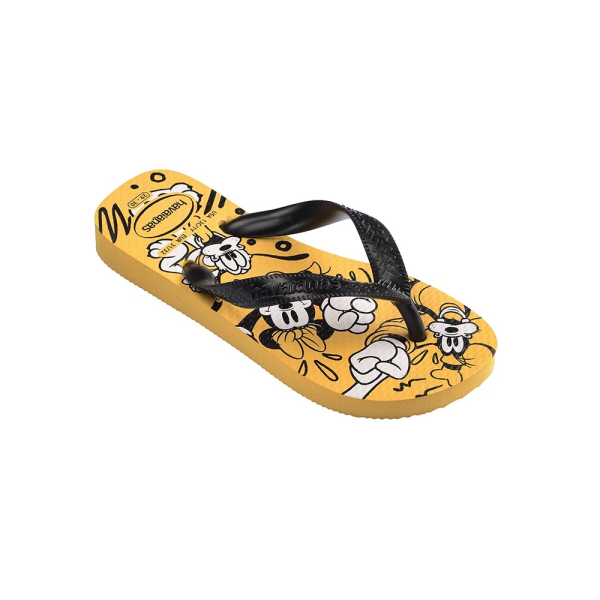 Sandalias Havaianas Kids Disney Niños - Amarillo 