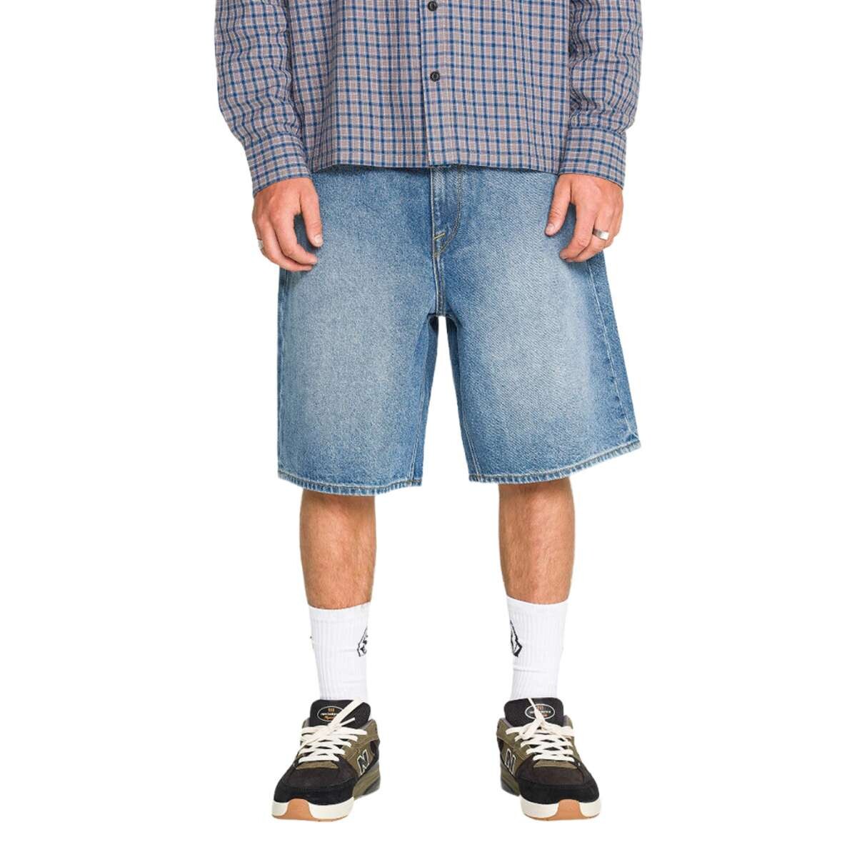 Bermuda Volcom Billow Denim Short 22 - Azul 