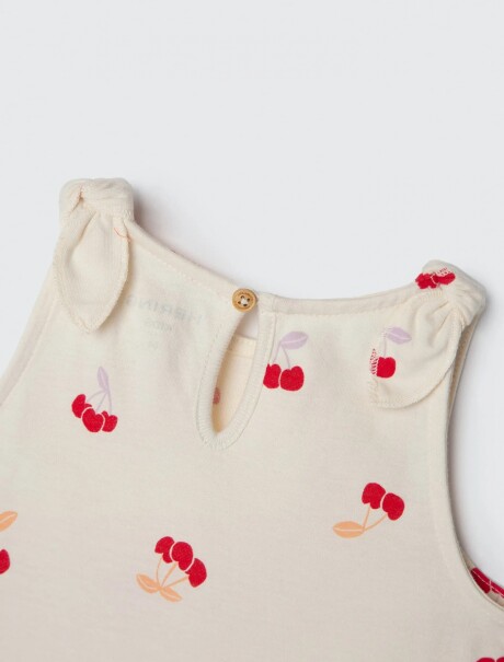 CONJUNTO INFANTIL ESTAMPADO BEIGE