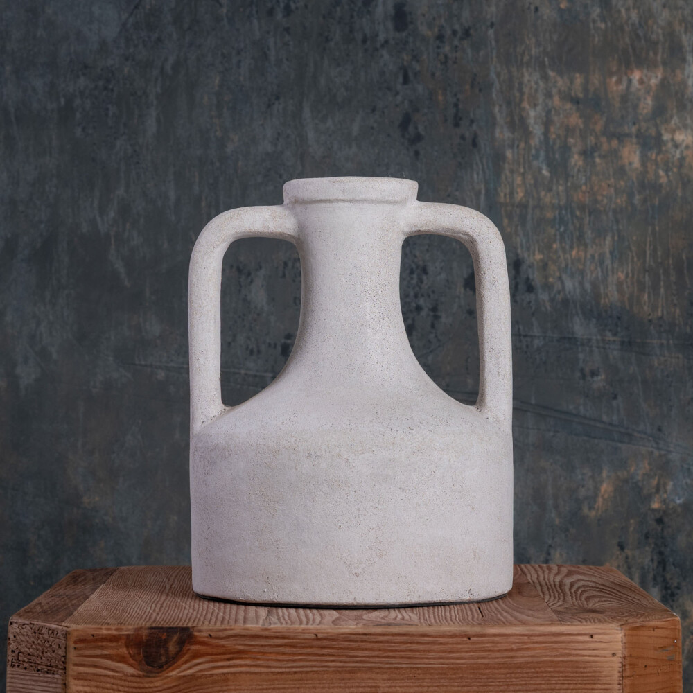 JARRÓN CERAMICA NATURAL-BEIGE SIKY