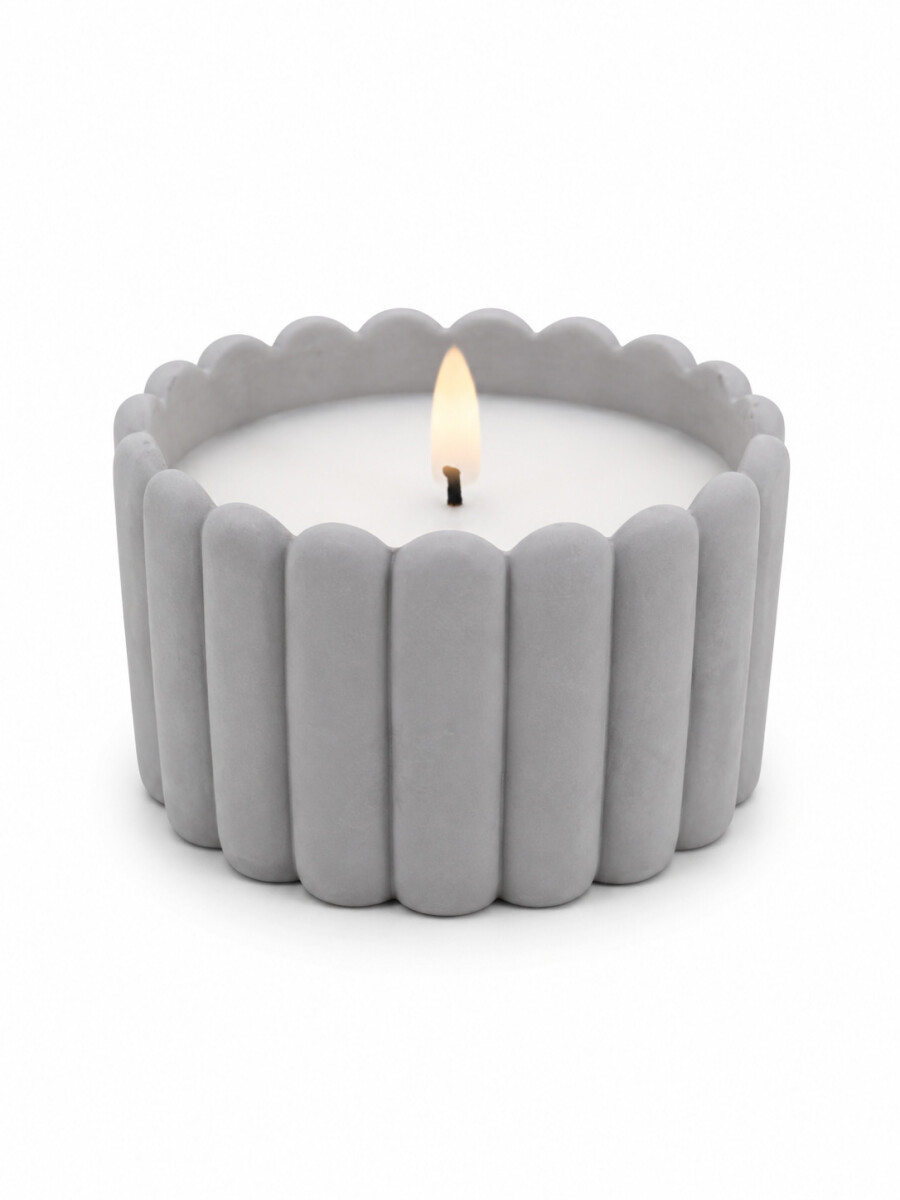 VELA LED DECORATIVA - GRIS 