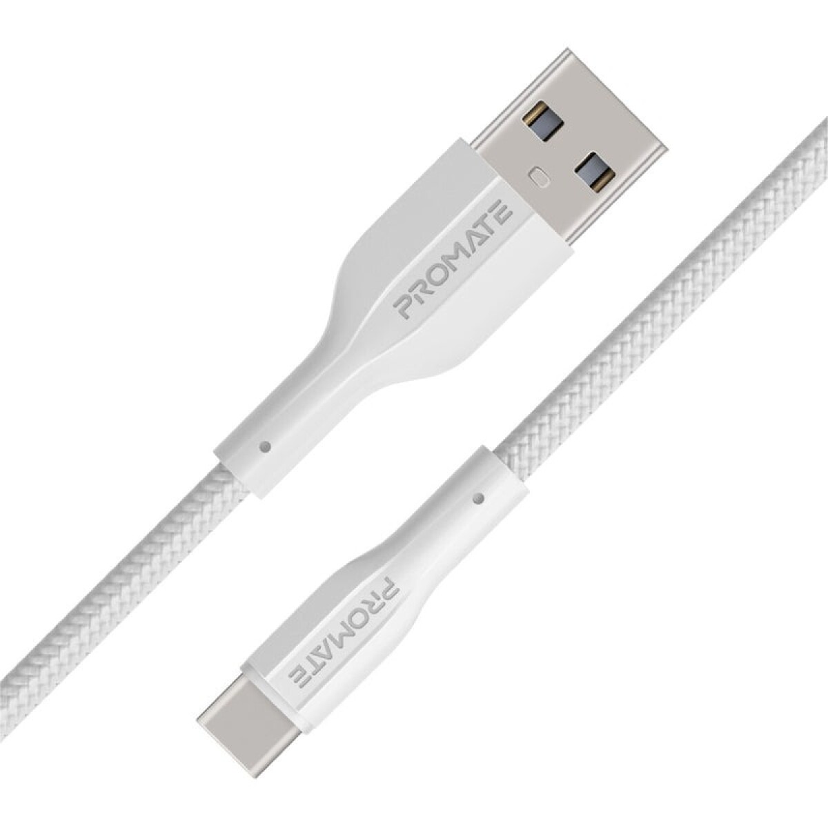PROMATE XCORD-AC.WHITE CABLE USB-A A USB-C 1M - Promate Xcord-ac.white Cable Usb-a A Usb-c 1m 