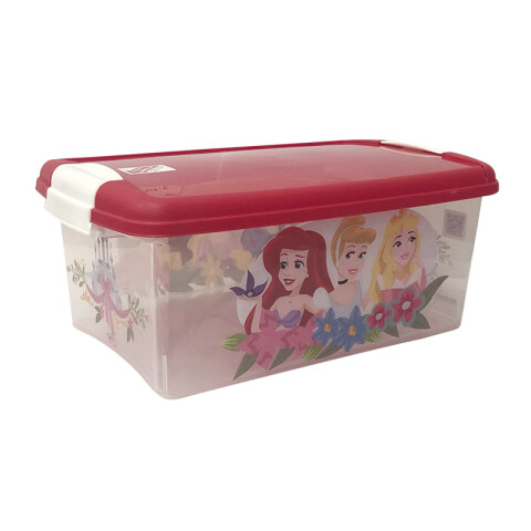 Caja Organizadora Infantil Princesas Disney 4,2 Lts Plástica U