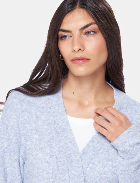 SACO TEJIDO Azul