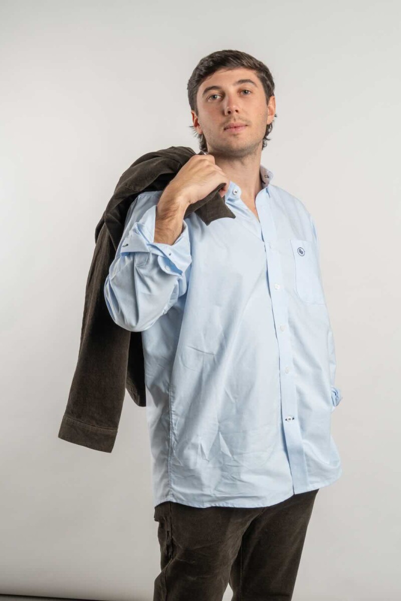 Camisa Oxford Brixton Celeste