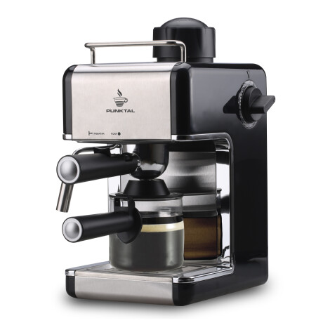 Cafetera Expresso Cappuccino Punktal Vaporizador NEGRO