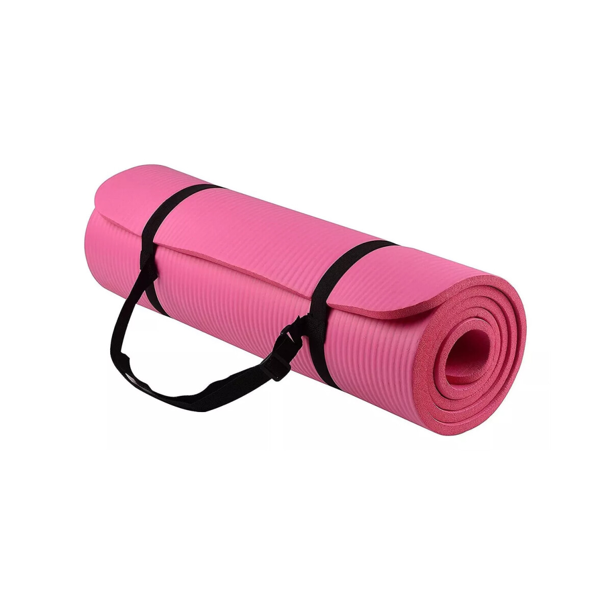 Colchoneta Yoga Pilates Gimnasia Cinta Transportadora 10mm - Color Variante Rosado 