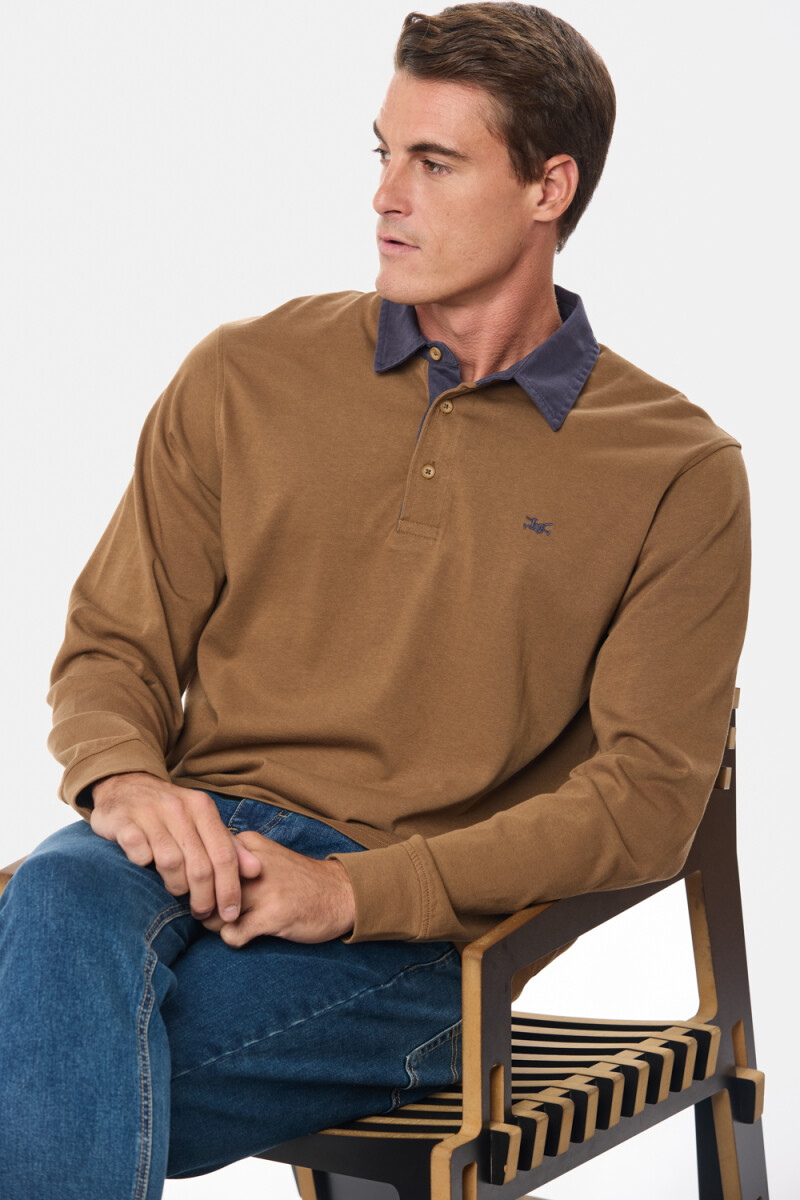 POLO JERSEY LISA - Mostaza 