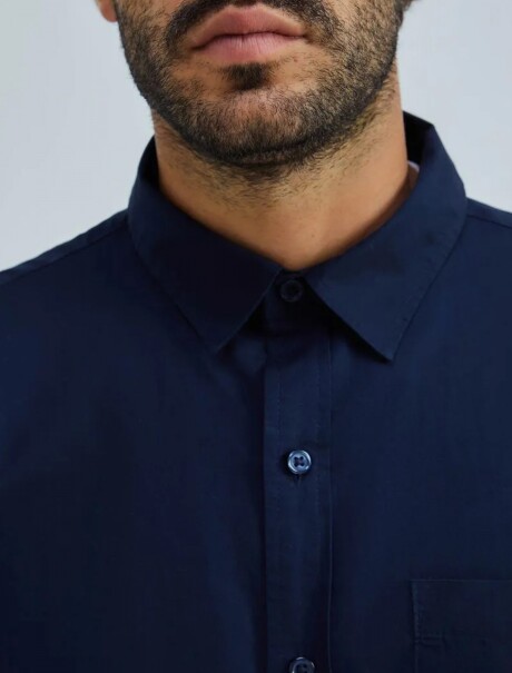 CAMISA BÁSICA MASCULINA AZUL