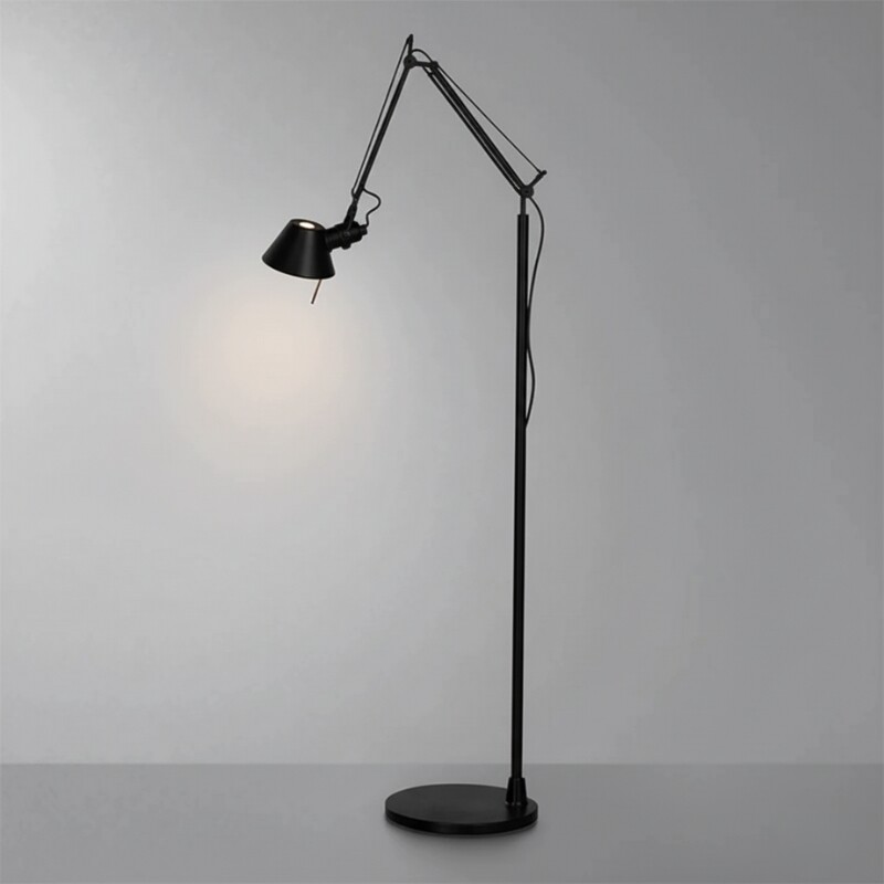 Lámpara de Pie decorativa charlotte Lámpara de Pie Charlotte Negro