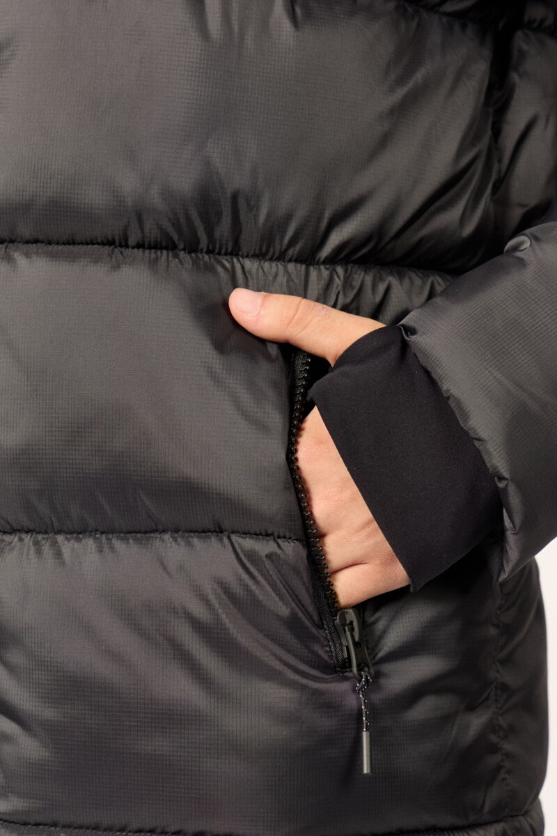 CAMPERA PELLET PUFFA J-negro