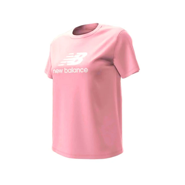 SPORT ESSENTIALS JERSEY LOGO T SHIRT - NEW BALANCE ROSA