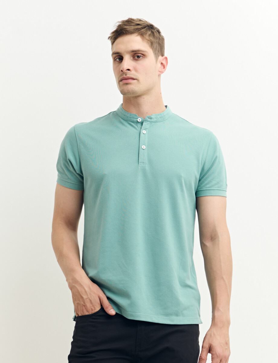520750 REMERA HARRINGTON LABEL Verde