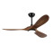 VENTILADOR DE TECHO EN MADERA 22W CON CONTROL REMOTO LOWA Luminaria LED y Ventilador de Techo con Control Remoto Lowa Dark Wooden