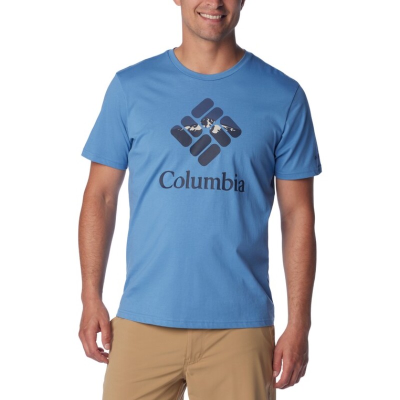 Remera Rapid Ridge Graphic Hombre WHISPER