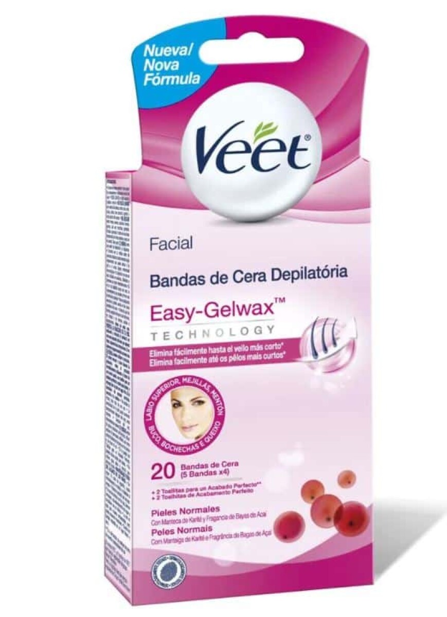 Veet Banda Depilatoria Facial 