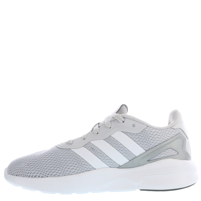 Championes de Mujer Adidas Nebzed Cloudfoam Gris - Blanco - Plateado