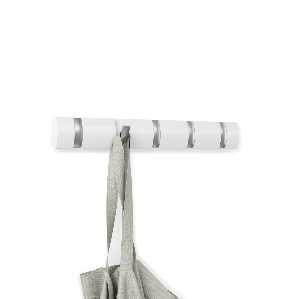 PERCHERO MADERA BLANCO UMBRA FLIP 5