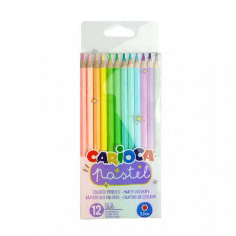 Lápices Carioca Pastel x12 Lápices Carioca Pastel x12