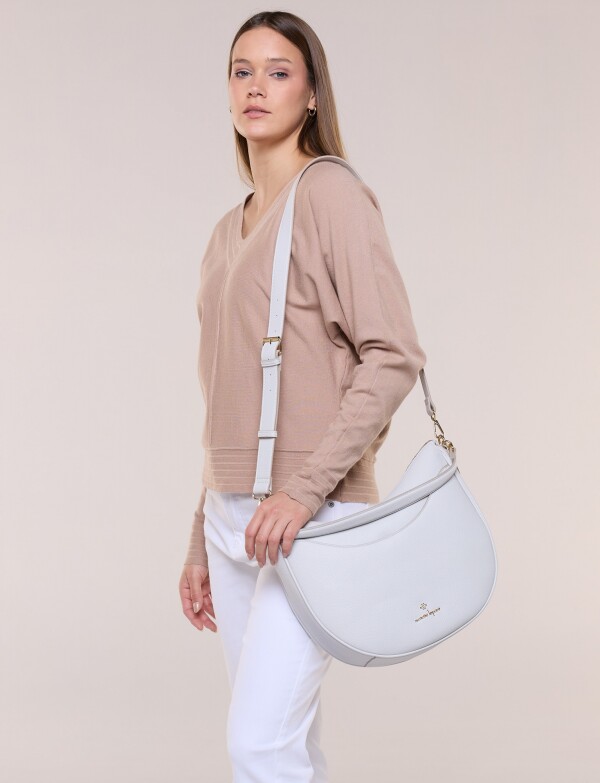 Cartera Carole GRIS CLARO