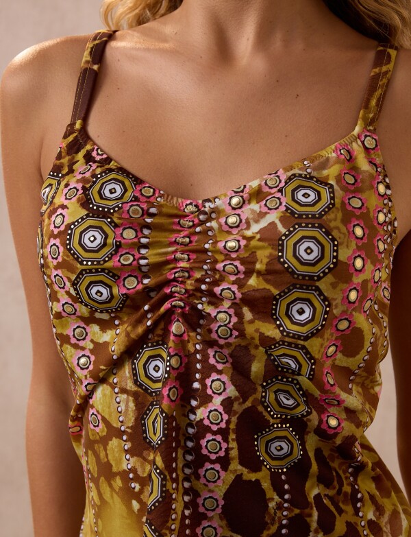 Tankini Print MOSTAZA/MULTI