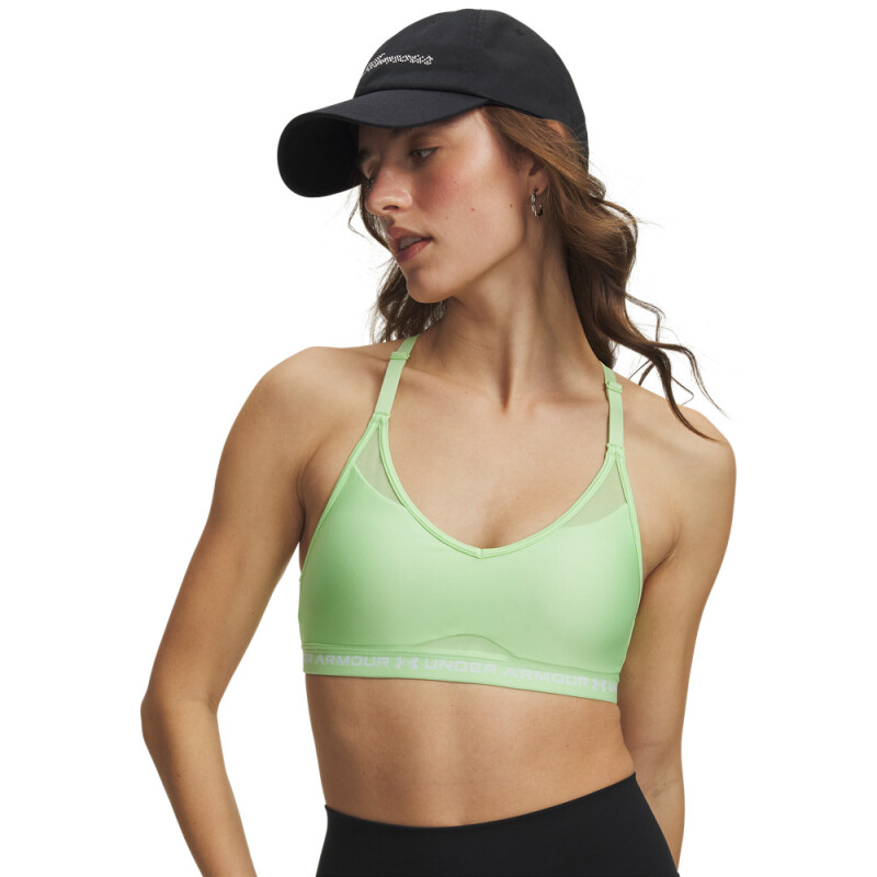 UA Crossback Low Bra-GRN GRN-712