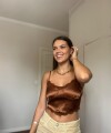Top Hailey marròn