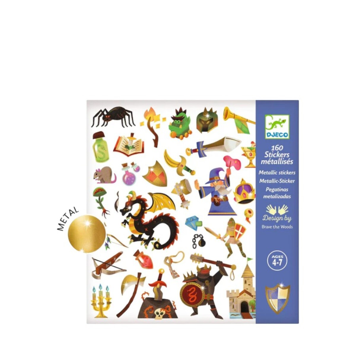 Stickers Djeco Pack 160 Pegatinas 