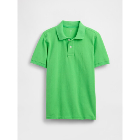 V-FRCH SS LOGO POLO POISON GREEN 166444TCX