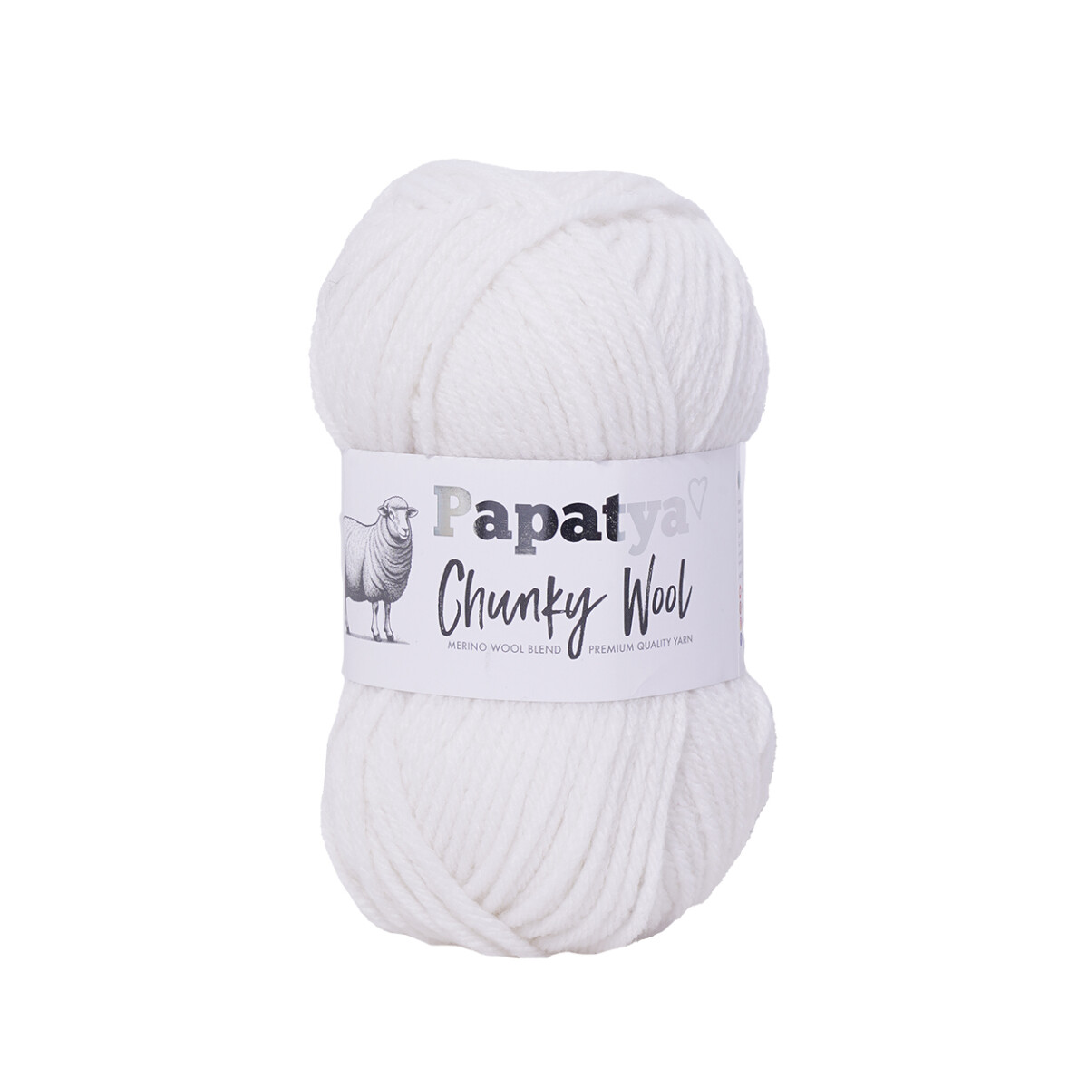 chunky wool - blanco 