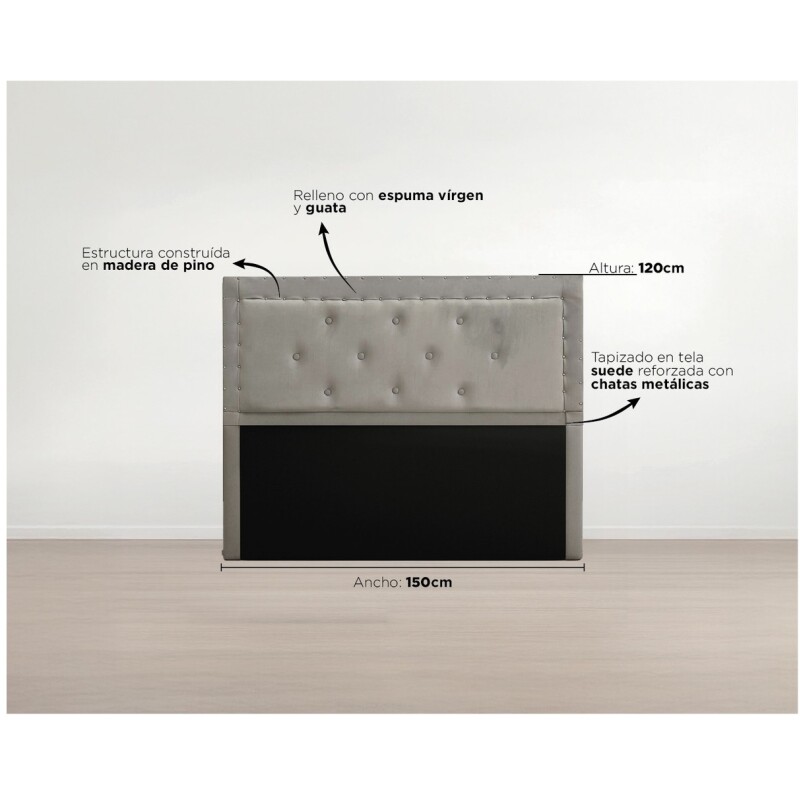 Conjunto Dormitorio Levane14 + Respaldo + Box + Mesas De Luz Conjunto Dormitorio Levane14 + Respaldo + Box + Mesas De Luz