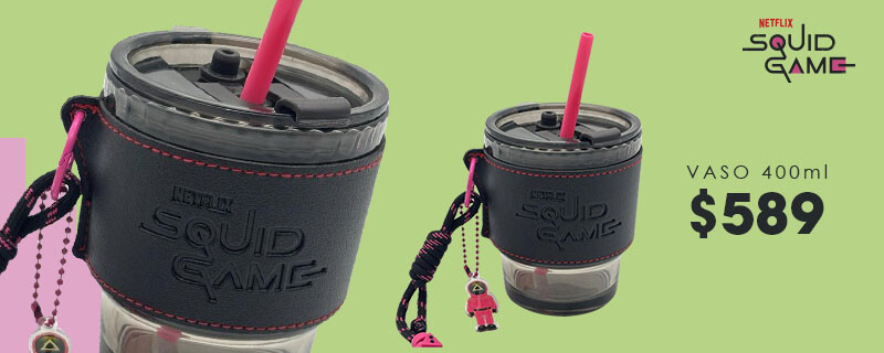 Vaso 400ml Juego del Calamar