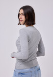 Remera Lila Gris