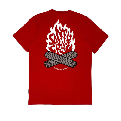Remera Santa Cruz Campfire Rojo