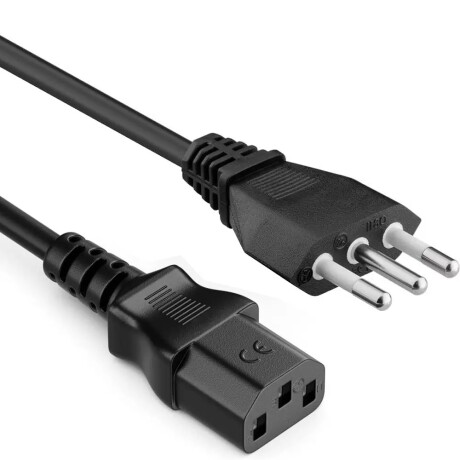 Cable De Poder Interlock Tres En Linea 1,5mts Cable De Poder Interlock Tres En Linea 1,5mts